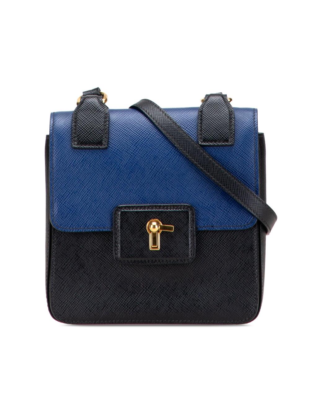 Prada Turnlock Crossbody Bag Saffiano #376101P60B